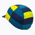 Căciulă de ciclism sub cască cu vizieră SILVINI Cameri Albastru-verde 3121-UA1816/32420 5