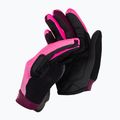 Mănuși de bicicletă pentru copii SILVINI Calvi negru-roze 3123-CA2270/52911