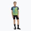 Tricou de ciclism pentru copii SILVINI Denni neon/blue 2