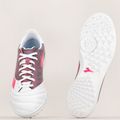 Ghete de fotbal pentru bărbați Diadora Brasil Elite Veloce GR TFR alb/roz fluo/albastru fluo 19