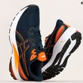 ASICS pantofi de alergare pentru bărbați Gt-1000 12 albastru francez / portocaliu strălucitor 18