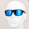 Ochelari de soare polarizați Oakley Split Shot negru mat/prizm sapphire safir mat 15