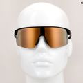 Ochelari de ciclism Red Bull Spect Dakota din cauciuc negru/fumuri cu oglindă aurie 8