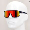 Ochelari de ciclism Red Bull Spect Dash albastru/maro cu oglindă roșie 8