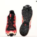Salomon Speedcross 6 GTX pantofi de alergare pentru bărbați negru/roșu dahlia/roșu mac 14