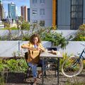 Geantă de bicicletă pentru portbagaj Basil Bloom City Shopper maro B-18070 13