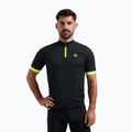 Rogelli Perugia 2.0 tricou de ciclism pentru bărbați negru/fluor