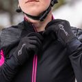 Mănuși de ciclism pentru femei Rogelli Laval Mid Season LW Windproof black 8