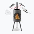 Șemineu de grădină BonFeu BonGiano SP black 5