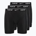 Chiloți de boxeri Nike Everyday Cotton Stretch Boxer Brief 3Pk MP1 negru pentru bărbați