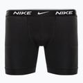 Chiloți de boxeri Nike Everyday Cotton Stretch Boxer Brief 3Pk MP1 pentru bărbați, alb/gri Heather / negru 2