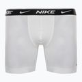 Chiloți de boxeri Nike Everyday Cotton Stretch Boxer Brief 3Pk MP1 pentru bărbați, alb/gri Heather / negru 8