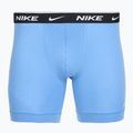 Boxeri pentru bărbați Nike Everyday Cotton Stretch 3 pairs swoosh print/grey/university blue 2