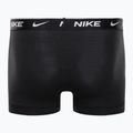 Boxeri pentru bărbați Nike Everyday Cotton Stretch Trunk 3Pk UB1 negru 3