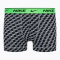 Boxeri pentru bărbați Nike Everyday Cotton Stretch Trunk 3Pk BAU BAU imprimeu geo block/cool grey/negru 2