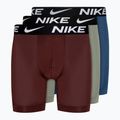 Boxeri pentru bărbați Nike Dri-Fit Essential Micro Boxer Brief 3 pary grey/court blue/dark red