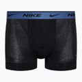 Boxeri pentru bărbați Nike Everyday Cotton Stretch Trunk 3 pary black/blue/grey 4