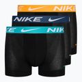 Boxeri pentru bărbați Nike Dri-Fit Essential Micro Trunk 3 pary blue/navy/yellow