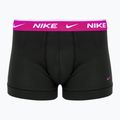 Boxeri pentru bărbați Nike Everyday Cotton Stretch Trunk 3 perechi  black/gold/hyper crimson 3