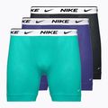 Boxeri pentru bărbați Nike Everyday Cotton Stretch 3 pary dusty cactus/ast blue/arm navy