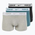 Boxeri pentru bărbați Nike Everyday Cotton Stretch Trunk 3 perechi multicolor