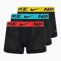 Boxeri pentru bărbați Nike Dri-FIT Cotton Trunk 3 perechi multicolor