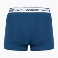 Boxeri pentru bărbați Nike Everyday Cotton Stretch Trunk 3 perechi light armry blue/blue force/white waistband 3