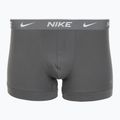 Boxeri pentru bărbați Nike Everyday Cotton Stretch Trunk 3 perechi black/iron gry/cool grey high shine textured wb 3