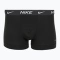 Boxeri pentru bărbați Nike Everyday Cotton Stretch Trunk 3 perechi black/iron gry/cool grey high shine textured wb 4