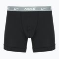 Boxeri pentru bărbați Nike Everyday Cotton Stretch 3 perechi bi bi/iron grey/clear grey high shine textured wb 2