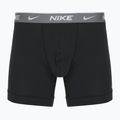 Boxeri pentru bărbați Nike Everyday Cotton Stretch 3 perechi bi bi/iron grey/clear grey high shine textured wb 6