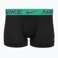 Boxeri pentru bărbați Nike Dri-Fit Essential Micro Trunk 3 pary black green shock/wild violet/black text wb 2