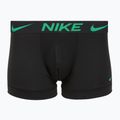 Boxeri pentru bărbați Nike Dri-Fit Essential Micro Trunk 3 pary black green shock/wild violet/black text wb 4
