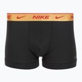 Boxeri pentru bărbați Nike Everyday Cotton Stretch Trunk 3 perechi blk/university red/wheat gold/black high shine wb 2