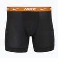 Boxeri pentru bărbați Nike Everyday Cotton Stretch 3 perechi black light crimsn/desrt ochre/black waistband 2