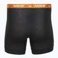 Boxeri pentru bărbați Nike Everyday Cotton Stretch 3 perechi black light crimsn/desrt ochre/black waistband 5