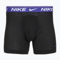 Boxeri pentru bărbați Nike Dri-FIT Ultra Comfort 3 perechi black evrgreen aura/deep night/black waistband 3