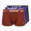 Boxeri pentru bărbați Nike Dri-Fit Essential 3 pairs black nike print/mars stone/deep night