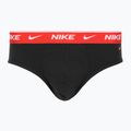 Slip de înot pentru bărbați Nike Everyday Cotton Stretch Brief 3 perechi black light crimson/desert ochre/black wb 2