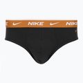 Slip de înot pentru bărbați Nike Everyday Cotton Stretch Brief 3 perechi black light crimson/desert ochre/black wb 3