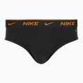 Slip de înot pentru bărbați Nike Everyday Cotton Stretch Brief 3 perechi black light crimson/desert ochre/black wb 4