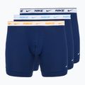 Boxeri pentru bărbați Nike Essential Cotton Stretch 3 pairs blue graphite