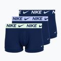 Boxeri pentru bărbați Nike Dri-Fit Essential Micro Trunk 3 pairs navy