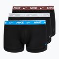 Boxeri pentru bărbați Nike Cotton Stretch Trunk 3 pack open black