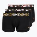 Boxeri pentru bărbați Nike Dri-Fit Essential Micro Trunk 3 pack graphite