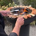 Vatră pentru foc de grădină BonFeu BonBiza black 9