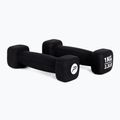Gantere din neopren 1 kg Pure2Improve negru P2I201390