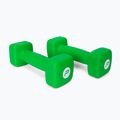 Gantere din neopren 2 kg Pure2Improve verde P2I201400