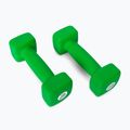 Gantere din neopren 2 kg Pure2Improve verde P2I201400 2