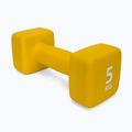 Halteră din neopren Pure2Improve 5 kg galben P2I201430